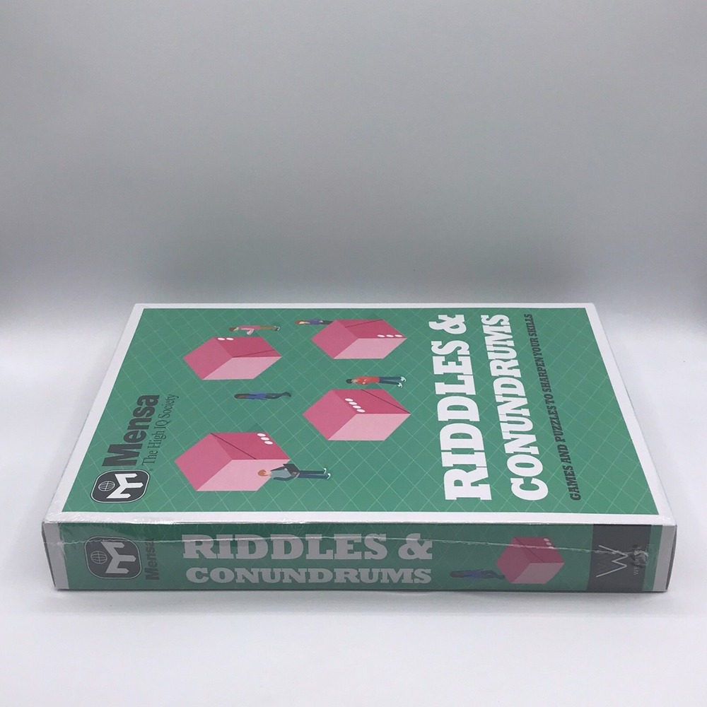 MENSA Riddles and Conundrums Games and Puzzles to Sharpen Your Skills NEW - Picture 4 of 6